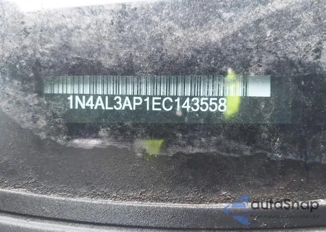 2014 Nissan Altima 2.5 S из США, поврежденный, VIN 1N4AL3AP1EC143558